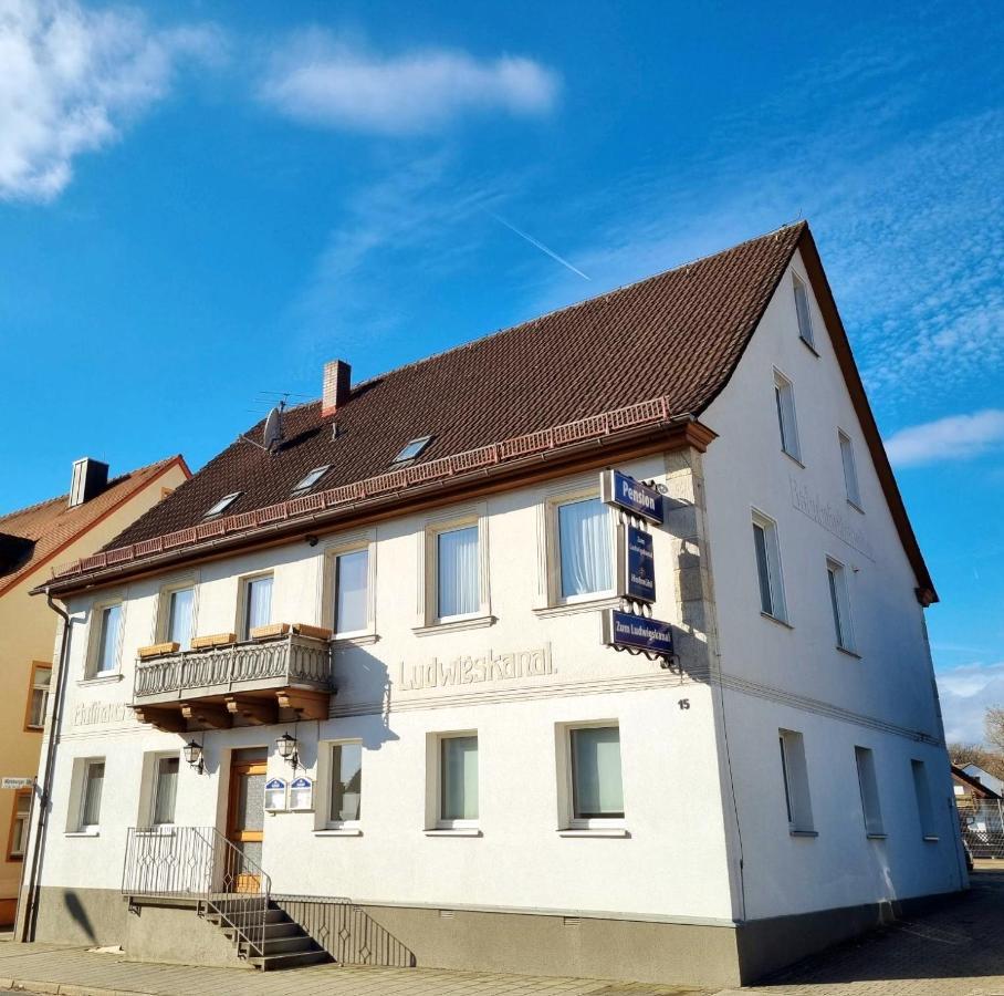 Monteurunterkunft Ludwigskanal Wendelstein Exterior foto
